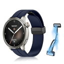 22mm 磁気付き シリコンバンド Amazfit Balance/Amazfit Bip 5/Amazfit Cheetah/Amazfit Cheetah Pro 対応 バンド マグネット付き 装着簡単 スポーツバンド ストラップ 替えバンド 交