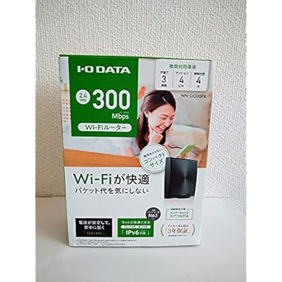 I/Oǡ 11nб ̵LAN롼Ƶ 300Mbps WN-SX300FR