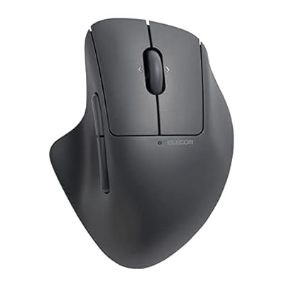 マウス ワイヤレスマウス SHELLPHA Bluetooth 静音 抗菌 5ボタン+チルトホイール ブラック M-SH30BBSKBK