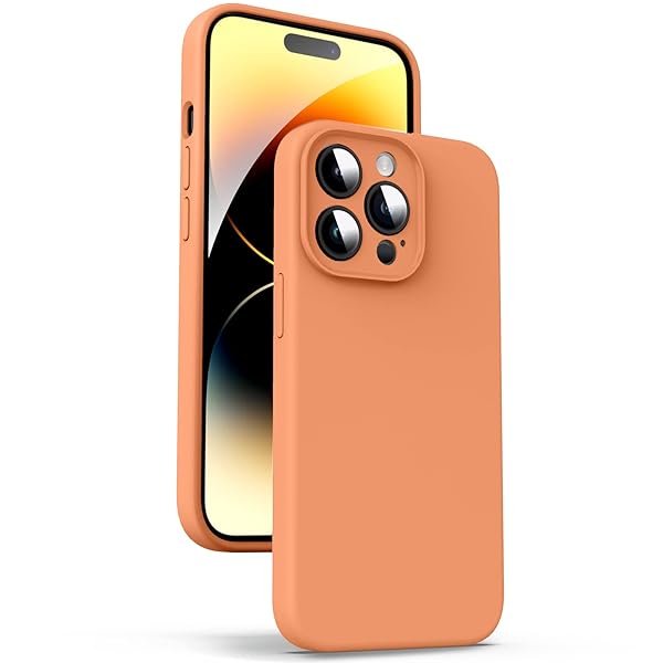 iPhone 14 Pro Max ケース 対応液体シリコン [耐衝撃] [柔軟TPU液体シリコン] [ソフトタッチ] [レン