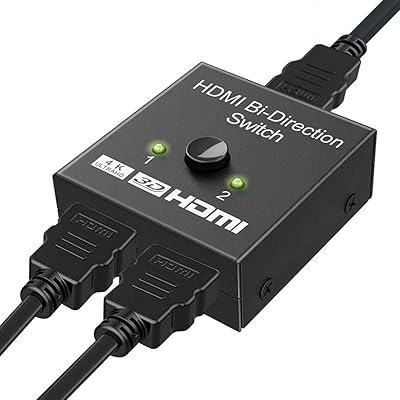 HDMI切替器 分配器 双方向セレクター 4K 1080p対応 1入力2出力 2入力1出力 電源不要 手動切り替え器 ゲーム機 Xbox PS4 PS5 Switch スイッチ HDT 液晶テレビ対応「日本語取扱説明書」 HDMI切替器 分配器 双方向セレクター 4K 1080p対応 1入力2出力 2入力1出力 電源不要 手動切り替え器 ゲーム機 Xbox PS4 PS5 Switch スイッチ HDT 液晶テレビ対応「日本語取扱説明書」