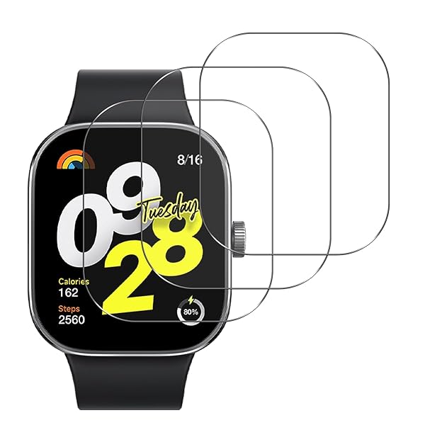 【3枚セット-高 品質】対応 Redmi Watch 4 ガラスフイルム Watch 4 1.97インチ フィルム 保護フィル