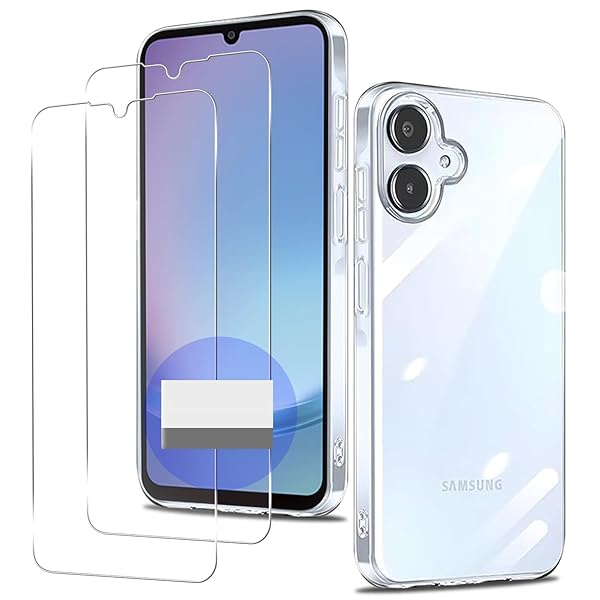 対応 Galaxy A25 ケース(1枚入)+ ガラスフィルム(2枚入)ギャラクシー A25 SC-53F SCG33 軽量 ケー
