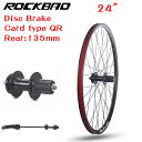 【海外発送】マウンテンロードバイクホイールセット 24 26 27.5 インチ MTB 部品ディスクブレーキ二層アルミ合金 26er 700C 2 ベアリングハブ自転車ホイール