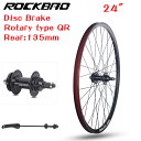 【海外発送】マウンテンロードバイクホイールセット 24 26 27.5 インチ MTB 部品ディスクブレーキ二層アルミ合金 26er 700C 2 ベアリングハブ自転車ホイール