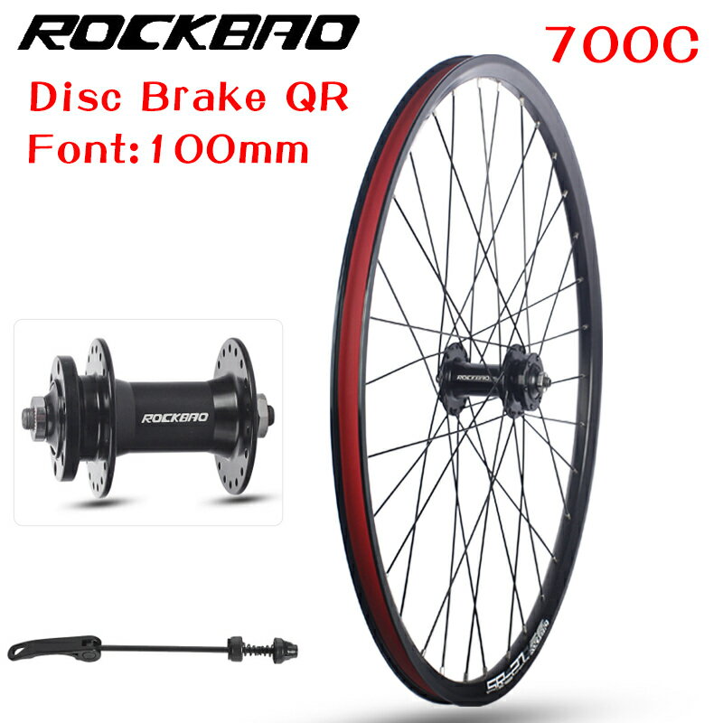 【海外発送】マウンテンロードバイクホイールセット 24 26 27.5 インチ MTB 部品ディスクブレーキ二層アルミ合金 26er 700C 2 ベアリングハブ自転車ホイール