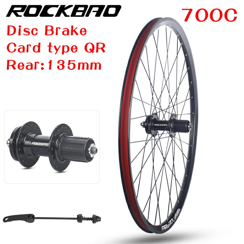 【海外発送】マウンテンロードバイクホイールセット 24 26 27.5 インチ MTB 部品ディスクブレーキ二層アルミ合金 26er 700C 2 ベアリングハブ自転車ホイール
