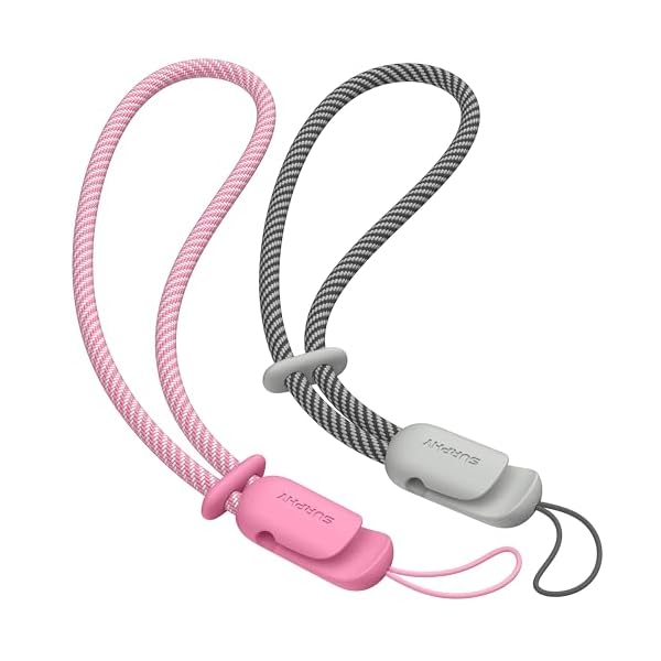 ハンドストラップ 2本セット 長さ調整可能 携帯電話/カメラ/USBメモリ/鍵マスコット/キーなど