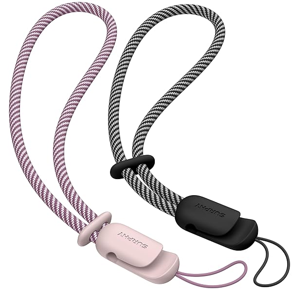 ハンドストラップ 2本セット 長さ調整可能 携帯電話/カメラ/USBメモリ/鍵マスコット/キーなど