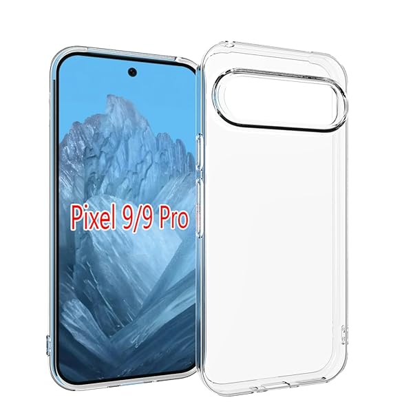Google Pixel 9 用の スマホケース pixel 9 pro 用の カバー TPU 超薄型 全面保護 ケース ソフト ケー