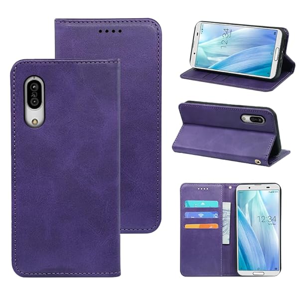 に適用するAQUOS sense6 SH-54B SHG05 SH-M19 / AQUOS sense 6s SHG07 ケース 手帳型 じゅんしょく 高級PU...