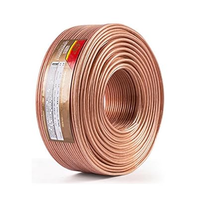 スピーカーケーブル スピーカーコード オーディオケーブル 高純度OFC (15m, 2.55mm²)