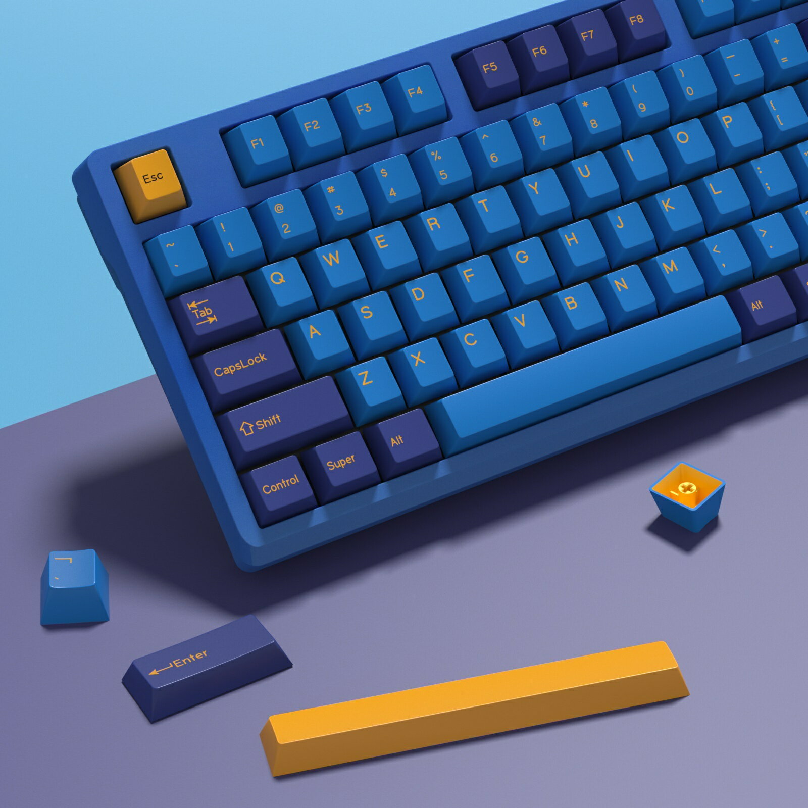 Kbdiy-gmk nautiylusキーボードキット、メカニカルキーボードキット、ゲーマーポイント、レトロキーキャップ、チェリープロファイル、ダブルショット、pbt、iso