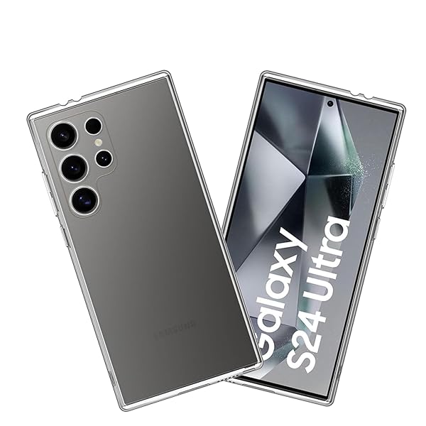 Galaxy S24 Ultra 用の スマホケース ギャラクシー S24ultra 用の カバー TPU 超薄型 全面保護 ケース