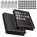 防草シート 1m×30m 除草シート 防そうシート 固定ピン ぼうそうシート 10年耐久 厚手 高密度 高透水 高耐久 雑草対策 雑草防止 庭 通路 物干し場 園芸用 工事用