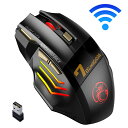 ワイヤレスゲーミングマウス,Bluetooth,充電式,人間工学に基づいた,サイレント,USB,rgb,ゲーマー用(2)