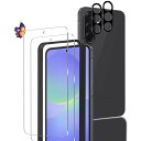 【2+2枚セット】Galaxy A36 5G ガラスフィルム(2枚)+カメラフィルム(2枚) Galaxy A36 5G 用の 強化