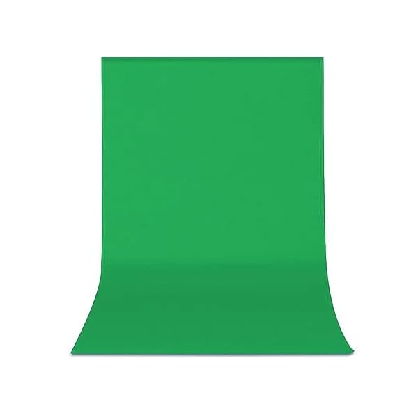 背景布 緑 グリーンバック 1.8m x 2.8m 布バック 無地 クロマキー 写真スタジオ バックスクリーン ポー..