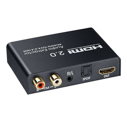 4K60Hz・HDR・HDMI2.0音声分離器(音声出力:光デジタル・R/L・3.5mmアナログ) 光デジタルオーディオ分離器 hdmiサウンド分離器 YUV4:4:4・HDCP2.2・ARC対応 家庭用ゲーム機・STB・Xbox・PCなど対応 VA 4K60Hz・HDR・HDMI2.0音声分離器(音声出力:光デジタル・R/L・3.5mmアナログ) 光デジタルオーディオ分離器 hdmiサウンド分離器 YUV4:4:4・HDCP2.2・ARC対応 家庭用ゲーム機・STB・Xbox・PCなど対応 VA