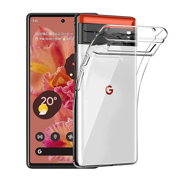 Pixel 6 用の スマホケース Google Pixel6/ピクセル6 用の カバー TPU 超薄型 全面保護 ケース ソフト