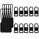 ジッパープル ジッパー 20個入り 修理 ジッパータブ チャック 取っ手 引き手 ファスナートップ ジッパープル 交換用 ファスナー修理 キット ナスカン式 手作り 手芸 diy 金属製 チャーム