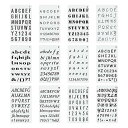 ステンシルシートアルファベット数字製図看板の作成メッセージ ジャーナルカード 描画テンプレート大文字小文字DIY絵画塗装道具繰り返し利用(12枚セット)