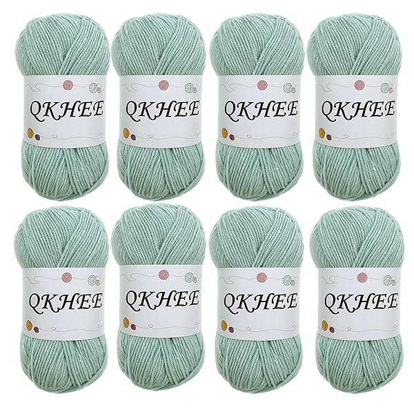 コットンヤーン 合太 中細 毛糸 単色8玉セット1玉約50g180m かぎ針編み 編み物 編み糸 織り糸 ぬいぐる..