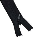 ジッパー ファスナー 修理 裁縫材料 ズボン ジーンズ ポーチ 手芸材料 素材 ブラック (55cm, 30本セット)