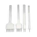 レザークラフトツールハンドステッチ縫製工具糸アウルワックスシンブルキット(4mmピッチ)(3)