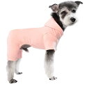 犬秋冬用パーカー ペットウェア フード付き 厚手 裏起毛 ペット春秋冬服 柔らかい 超快適 犬防寒コート 伸縮性 着脱簡単 抜け毛防止 4足犬服 普段着 部屋着...