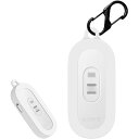For REON POCKET TAG ケース 紛失防止用のフックを搭載した 軽量 キズ防止 傷つきにくい 柔らかなシリカゲルのスポーツクールなデザイン 衝撃 吸収 スリム ソフト ケースカバー 落下防止保護(ホワイト)