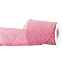 バーラップワイヤエッジリボン、幅100mm x 9m巻き - ギフトラッピング・クリスマスツリー・手芸・花束・そして乡村風のレトロな装飾に最適です (コレオプシス)