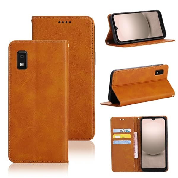 AQUOS wish3 ケース 手帳型 SH-53D A302SH ケース 手帳型 カバー PUレザー カード収納 財布型 耐衝撃 ケース マグネット スタンド機能付き 5色 (AQUOS wish3 SH-53D A302SH ケース 手帳型) (