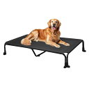 犬 ベッド 高架式 ドッグコット 大型犬用 ペットベッド 屋外 コットベッド 洗濯可能 通気性 メッシュ ポータブル スタンディング 両足滑り止め フィート 屋...