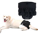 PET 犬用マナーパンツ 犬用 メス サニタリーパンツ 犬用パンツ 雌 犬用生理パンツ 犬用オムツカバー 女の子 メス 発情期用 通気性 吸水性良い 再利用可能(ブラック M)