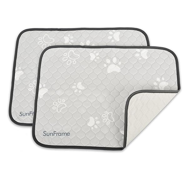 洗える ペットシーツ 犬 滑り止め 猫用 ペットマット 防水 強い吸収 トイレシート おしっこマット 洗濯機で丸洗い 厚型 50x70cm 2枚 グレー