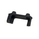 rcクローラー トラック用 1/10 シャーシレールホルダーシャシーマウントサーボ フロントバンパーマウント For Axial SCX10 90046 (ブラック)