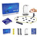 テーブルトップマグネットゲーム 磁気チェスゲーム 知育玩具 2人用デスクトップ磁気ボードゲーム 家族や友人のためのポータブルチェスボード パーティー用品 収納便利