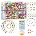 ビーズ DIY アクセサリー ブレスレット ビーズ 24種類 収納ケース付き6号色