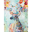 1000ピース ジグソーパズル 彩色鹿 パズル 絵画 自然 動物 おしゃれ インテリア プレゼント(70×50cm)