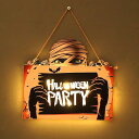 ハロウィン 飾り led 吊り下げ式 ライト 装飾 壁 ドア 玄関飾り パーティー グッズ halloween decoration
