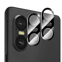 【2枚セット】 for Xperia 10 VI カメラフィルム エクスペリア10 VI カメラ保護フィルム レンズ保護ガラスフィルム 2.5D 高透過率 硬度...