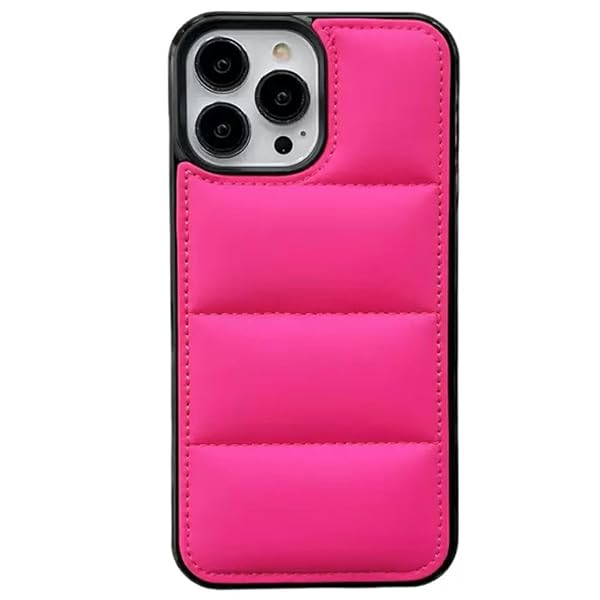 スマホケース iPhone 15 ケース カバー 対応 iPhoneケース 可愛い かっこいい ガール ボーイ 韓国 おしゃれ お洒落 おもしろ かわいい カップル ファッション に触れる やわらかい [ハイブリッド] ダウンジャケット ふかふか フ