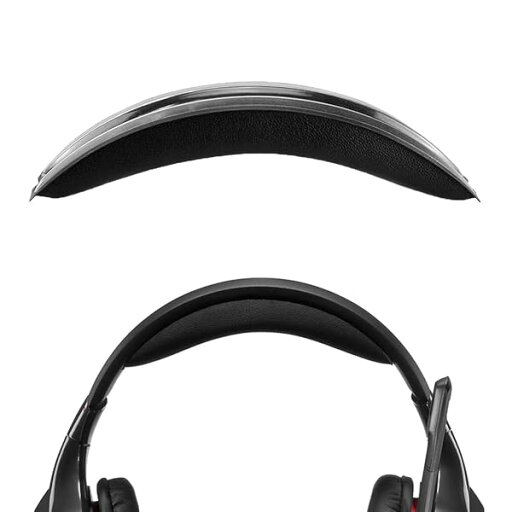 ヘッドバンド 互換性 ヘッドホンヘッドバンド プロテインレザー パッド ロジクール Logitech G930, G430, F450 対応 交換用 (ブラック) ヘッドバンド 互換性 ヘッドホンヘッドバンド プロテインレザー パッド ロジクール Logitech G930, G430, F450 対応 交換用 (ブラック)