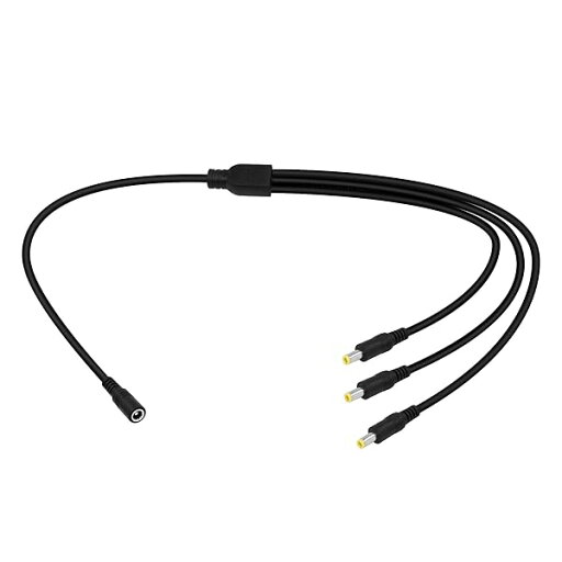 18awg ケーブル dc電源ケーブル 3分岐ケーブル 5.5x2.5mm DC 1メス-3オス acアダプタ 延長 SMD 5050 5630 2835 3528 LEDストリップ 防犯カメラ用 70センチメートル 黄 18awg ケーブル dc電源ケーブル 3分岐ケーブル 5.5x2.5mm DC 1メス-3オス acアダプタ 延長 SMD 5050 5630 2835 3528 LEDストリップ 防犯カメラ用 70センチメートル 黄
