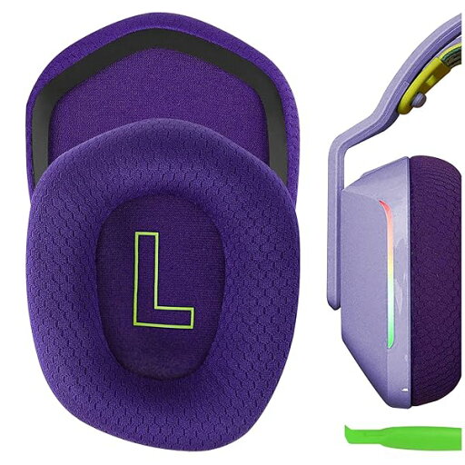 イヤーパッド Comfort 互換性 パッド ロジクール Logicool G733 ヘッドホンに対応 パッド イヤー/イヤーカップ (メッシュファブリック/紫の) イヤーパッド Comfort 互換性 パッド ロジクール Logicool G733 ヘッドホンに対応 パッド イヤー/イヤーカップ (メッシュファブリック/紫の)
