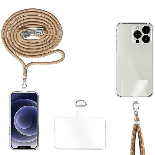 スマホストラップ 斜め掛け 首掛け【革新版・金属製D字バックル】携帯ストラップ ネックストラップ 肩掛けストラップ SGS認証 ナイロン製 10G荷重量 丈夫 耐久性強化版 長さ調整可能 着脱簡単 紛失・忘れ物防止 全機種対応 肩掛けストラップ1本入 スマホストラップ 斜め掛け 首掛け【革新版・金属製D字バックル】携帯ストラップ ネックストラップ 肩掛けストラップ SGS認証 ナイロン製 10G荷重量 丈夫 耐久性強化版 長さ調整可能 着脱簡単 紛失・忘れ物防止 全機種対応 肩掛けストラップ1本入