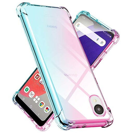 Galaxy A23 5G ケース TPU クリア 薄型 軽量 シリコンSC-56C カバー グラデーション色 ケース 耐衝撃 米軍MIL規格取得 黄変防止 防塵 一体型 人気 携帯カバー(ピンクグリーン) Galaxy A23 5G ケース TPU クリア 薄型 軽量 シリコンSC-56C カバー グラデーション色 ケース 耐衝撃 米軍MIL規格取得 黄変防止 防塵 一体型 人気 携帯カバー(ピンクグリーン)