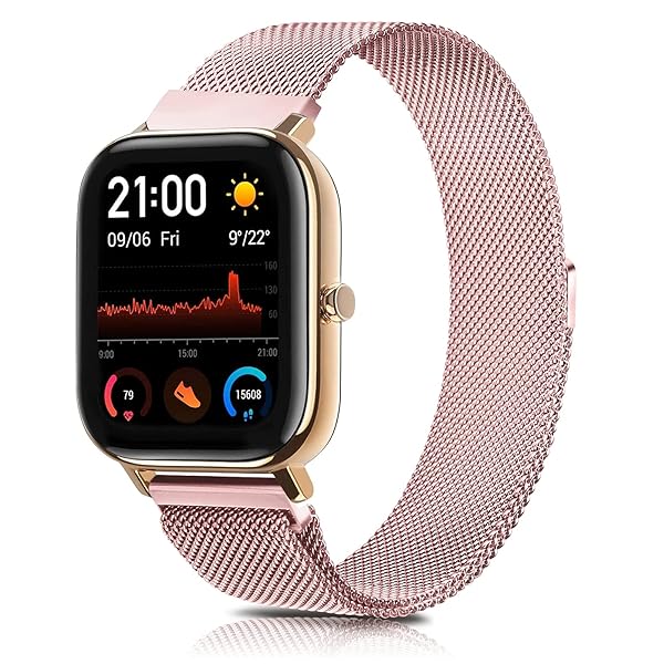 20mm Х for Amazfit GTS 4 Mini/GTS 4/GTS 3/GTS 2, Bip U Pro/Bip 3/Bip...
