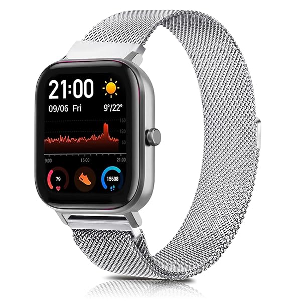 20mm Х for Amazfit GTS 4 Mini/GTS 4/GTS 3/GTS 2, Bip U Pro/Bip 3/Bip...